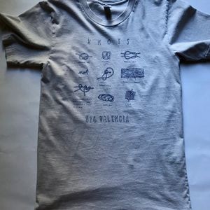 Grey 826 Valencia "knots" shirt